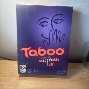 Hasbro Taboo Game - Purple and Orange